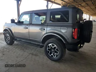2022 Ford Bronco with VIN 1FMEE5DP0NLA77206, listed as a Copart auction lot 54721335 with 41,379 mi miles and Salvage Title. Bid and sale history available at carsss.com. Image 2.