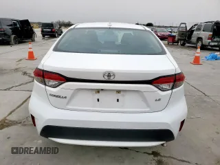 2022 Toyota Corolla LE with VIN 5YFEPMAE3NP380600, listed as a Copart auction lot 47675685 with 44,414 mi miles and Salvage Title. Bid and sale history available at DreamBid. Image 6.