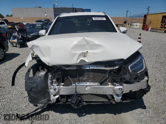 2022 Mercedes-Benz GLC 300 with VIN W1N0G8EB3NV363982, listed as a Copart auction lot 56407665 with 52,243 mi miles and Salvage title. Bid and sale history available at DreamBid. Image 5.