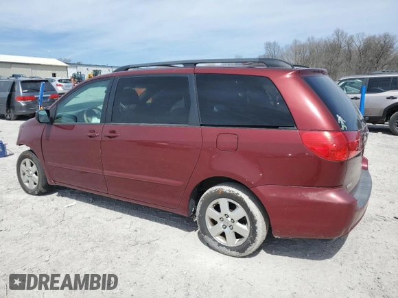 2008 Toyota Sienna CE with VIN 5TDZK23C48S189179, listed as a Copart auction lot 49672355 with 271,473 mi miles and Salvage Title. Bid and sale history available at DreamBid. Image 2.