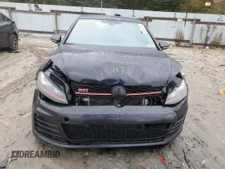 2017 Volkswagen Golf GTI S with VIN 3VW447AUXHM016583, listed as a Copart auction lot 71047254 with 0 mi miles and Salvage Title. Bid and sale history available at carsss.com. Image 5.