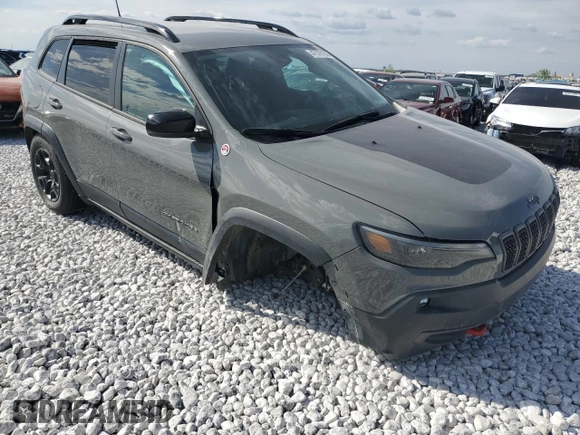 2022 Jeep Cherokee Trailhawk with VIN 1C4PJMBX7ND532150, listed as a Copart auction lot 47579155 with 42,662 mi miles and Salvage Title. Bid and sale history available at DreamBid. Image 4.