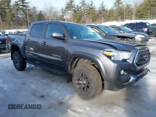 2023 Toyota Tacoma 4WD SR with VIN 3TYCZ5AN9PT109059, listed as a IAAI auction lot 41612617 with 10,654 mi miles. Bid and sale history available at carsss.com. Image 1.