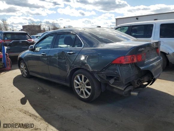 2007 Acura TSX Navi with VIN JH4CL96997C014372, listed as a Copart auction lot 48029165 with 216,550 mi miles and Salvage Title. Bid and sale history available at carsss.com. Image 2.