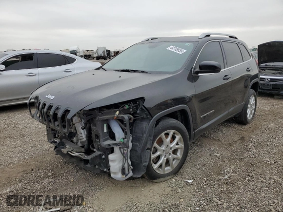 2018 Jeep Cherokee Latitude Plus with VIN 1C4PJLLB7JD518515, listed as a Copart auction lot 44738635 with 94,869 mi miles and Clean Title. Bid and sale history available at carsss.com. Image 1.