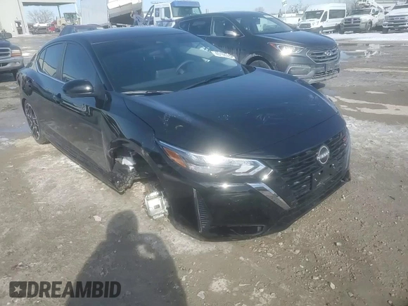2024 Nissan Sentra SR with VIN 3N1AB8DV0RY315891, listed as a Copart auction lot 45768085 with 2,167 mi miles and Salvage Title. Bid and sale history available at carsss.com. Image 11.