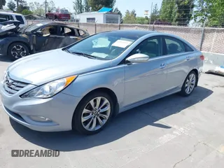 2012 Hyundai Sonata SE with VIN 5NPEC4AB7CH399629, listed as a IAAI auction lot 42094693 with 139,316 mi miles and . Bid and sale history available at DreamBid. Image 2.