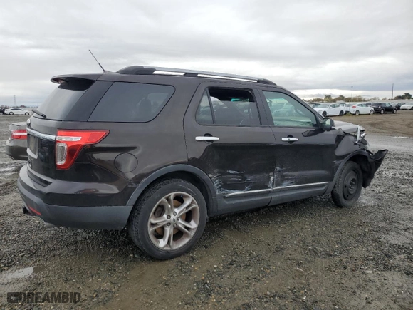 2014 Ford Explorer Limited with VIN 1FM5K7F84EGA37875, listed as a Copart auction lot 82051414 with 0 mi miles and Clean Title. Bid and sale history available at carsss.com. Image 3.