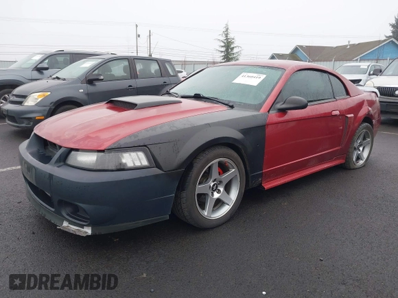2003 Ford Mustang GT Deluxe with VIN 1FAFP42X83F413038, listed as a IAAI auction lot 41360419 with 152,698 mi miles. Bid and sale history available at carsss.com. Image 2.