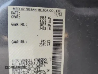 2019 Nissan Altima SL with VIN 1N4BL4EV1KC170077, listed as a Copart auction lot 85724684 with 64,089 mi miles and Salvage Title. Bid and sale history available at DreamBid. Image 12.