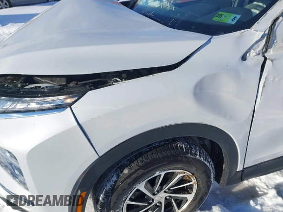 2024 Mitsubishi Eclipse Cross ES with VIN JA4ATUAA4RZ056584, listed as a IAAI auction lot 41366123 with 65,970 mi miles and . Bid and sale history available at DreamBid. Image 15.
