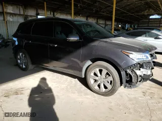 2016 Acura MDX w/Advance with VIN 5FRYD3H95GB017396, listed as a Copart auction lot 78740674 with 54,559 mi miles and Salvage Title. Bid and sale history available at carsss.com. Image 4.