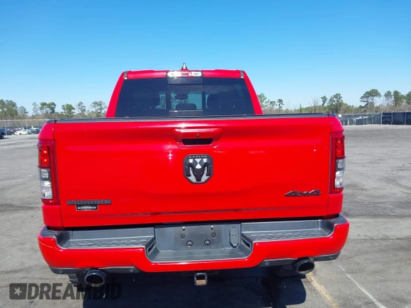 2020 Ram 1500 Big Horn with VIN 1C6SRFFT4LN212899, listed as a IAAI auction lot 41674010 with 71,740 mi miles. Bid and sale history available at carsss.com. Image 16.