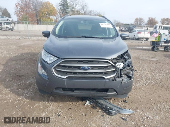 2020 Ford EcoSport SE with VIN MAJ6S3GL1LC344306, listed as a IAAI auction lot 40741310 with 78,937 mi miles and . Bid and sale history available at DreamBid. Image 12.
