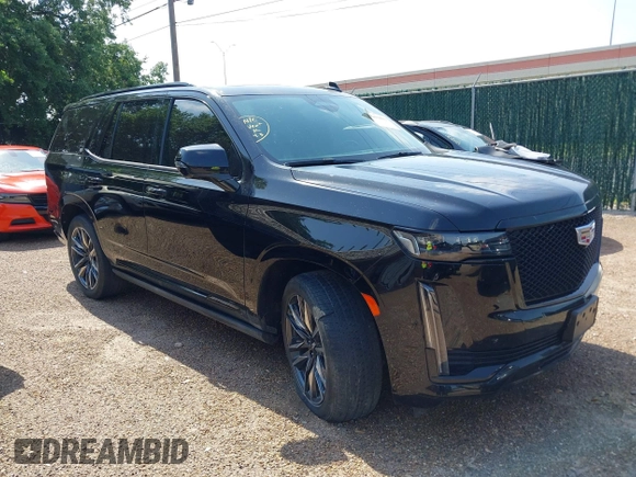 2021 Cadillac Escalade Sport Platinum with VIN 1GYS3GKL3MR320943, listed as a IAAI auction lot 41930631 with 62,091 mi miles and . Bid and sale history available at DreamBid. Image 1.
