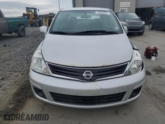 2011 Nissan Versa 1.8 S with VIN 3N1BC1AP7BL368878, listed as a Copart auction lot 53955465 with 135,693 mi miles and Salvage Title. Bid and sale history available at carsss.com. Image 5.