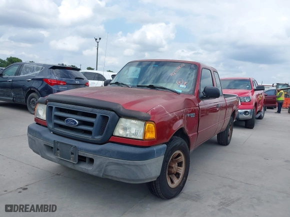 2004 Ford Ranger XL with VIN 1FTYR14U34PA93928, listed as a IAAI auction lot 42104400 with 121,776 mi miles. Bid and sale history available at carsss.com. Image 2.