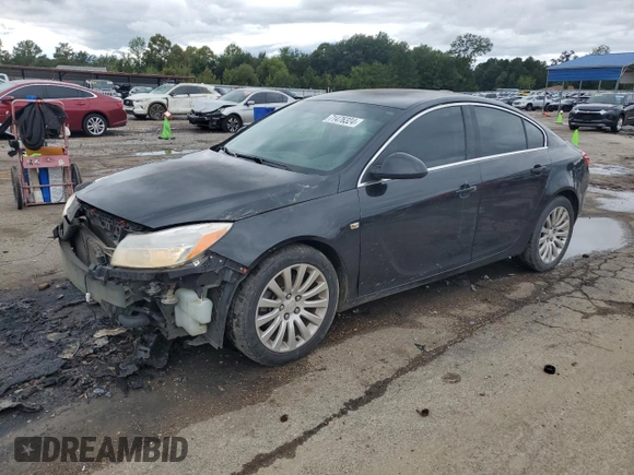 2011 Buick Regal CXL Turbo TO1 with VIN W04GV5EV9B1085574, listed as a Copart auction lot 71476324 with 151,806 mi miles and Salvage Title. Bid and sale history available at carsss.com. Image 1.