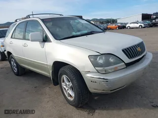 1999 Lexus RX 300 Luxury SUV with VIN JT6HF10U7X0027742, listed as a IAAI auction lot 41567991 with 180,744 mi miles. Bid and sale history available at carsss.com. Image 1.