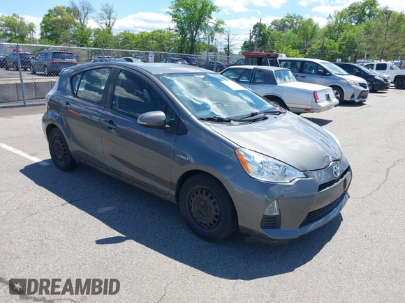 2013 Toyota Prius One with VIN JTDKDTB39D1546463, listed as a IAAI auction lot 42204559 with 142,006 mi miles. Bid and sale history available at carsss.com. Image 1.