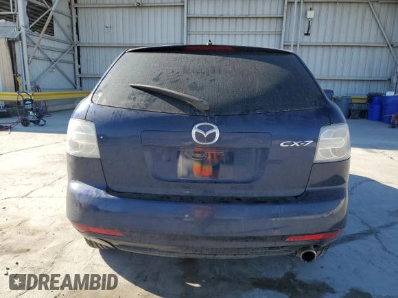 2010 Mazda CX-7 Sport with VIN JM3ER2W55A0336987, listed as a Copart auction lot 48491245 with 125,282 mi miles and Salvage Title. Bid and sale history available at DreamBid. Image 6.