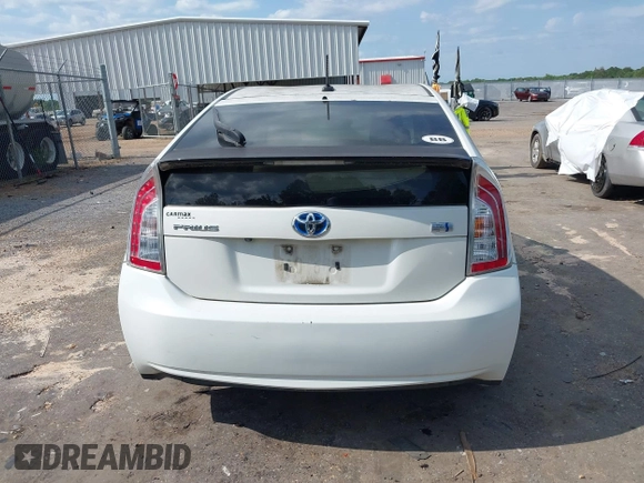 2012 Toyota Prius One with VIN JTDKN3DU4C1600897, listed as a IAAI auction lot 42152349 with 185,611 mi miles. Bid and sale history available at carsss.com. Image 16.