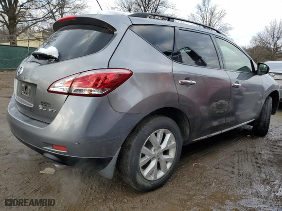 2013 Nissan Murano SL with VIN JN8AZ1MW2DW304310, listed as a Copart auction lot 42087685 with 134,251 mi miles and Salvage Title. Bid and sale history available at carsss.com. Image 3.