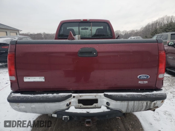 2005 Ford F-250 XL with VIN 1FTNF215X5EC40810, listed as a Copart auction lot 88820065 with 90,013 mi miles and Salvage Title. Bid and sale history available at DreamBid. Image 6.