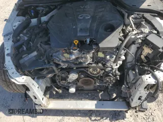 2020 Infiniti Q60 Red Sport 400 with VIN JN1FV7EL4LM460320, listed as a Copart auction lot 74035514 with 57,431 mi miles and Salvage title. Bid and sale history available at DreamBid. Image 11.