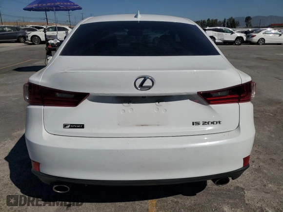 2016 Lexus IS 200t with VIN JTHBA1D2XG5009355, listed as a Copart auction lot 57409145 with 79,531 mi miles and Salvage title. Bid and sale history available at DreamBid. Image 6.