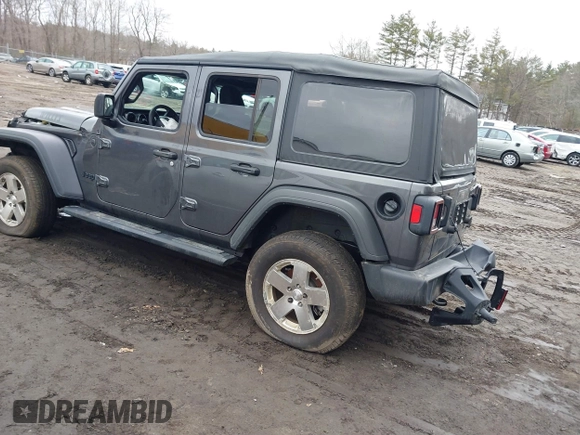 2023 Jeep Wrangler Sport with VIN 1C4HJXDN5PW522855, listed as a IAAI auction lot 41516522 with 49,607 mi miles and . Bid and sale history available at DreamBid. Image 3.