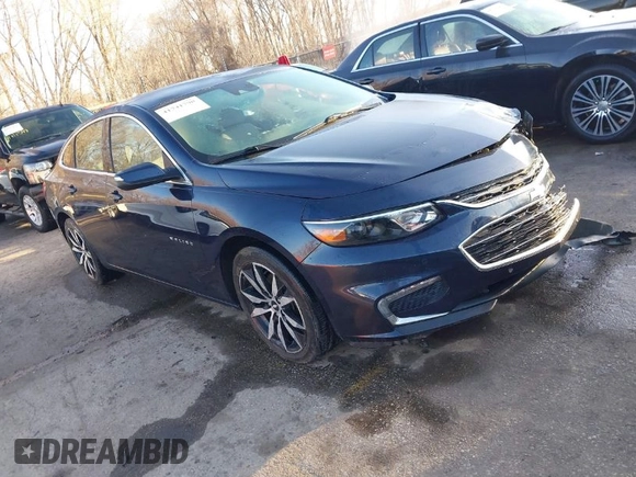 2016 Chevrolet Malibu LT with VIN 1G1ZF5SX6GF277877, listed as a IAAI auction lot 41741790 with 108,378 mi miles and . Bid and sale history available at DreamBid. Image 1.