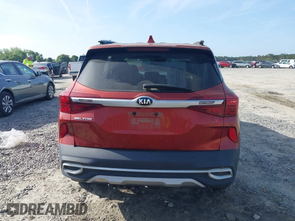 2021 Kia Seltos S with VIN KNDEU2AA3M7229895, listed as a IAAI auction lot 41944059 with 57,000 mi miles and . Bid and sale history available at DreamBid. Image 16.