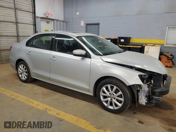 2011 Volkswagen Jetta Sedan SE w/Convenience & Sunroof with VIN 3VWDX7AJ5BM309358, listed as a Copart auction lot 52291065 with 179,251 mi miles and Salvage Title. Bid and sale history available at carsss.com. Image 4.