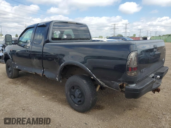 1999 Ford F-150 XL z VIN 1FTRX18L1XKB84628, wystawiony jako Copart lot #63050765 z przebiegiem Nie podano mil oraz Czysty tytuł • Clean title. Historia ofert i sprzedaży dostępna na DreamBid. Obrazek 2.