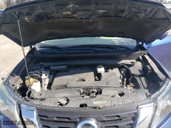 2017 Nissan Pathfinder SV with VIN 5N1DR2MN7HC901932, listed as a Copart auction lot 48744555 with 87,055 mi miles and Clean Title. Bid and sale history available at carsss.com. Image 12.