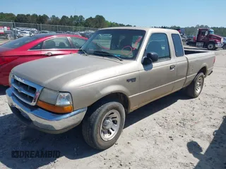 1999 Ford Ranger XL with VIN 1FTYR14X0XTA48242, listed as a IAAI auction lot 42014563 with 1 mi miles. Bid and sale history available at carsss.com. Image 2.