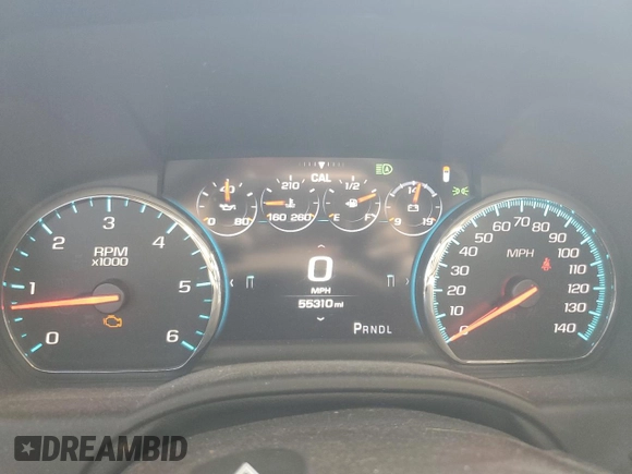 2020 GMC Yukon Denali with VIN 1GKS2CKJ0LR109590, listed as a Copart auction lot 68700384 with 55,310 mi miles and Salvage Title. Bid and sale history available at carsss.com. Image 9.