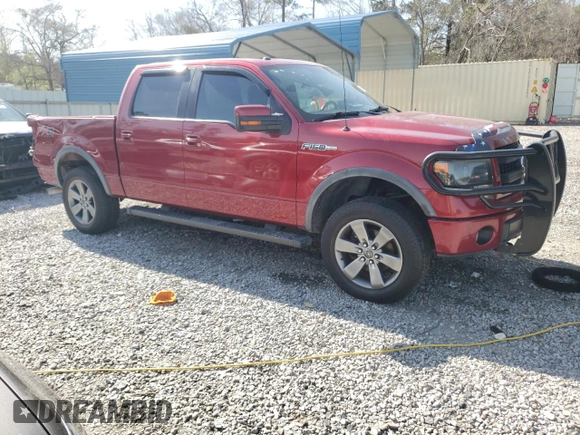 2013 Ford F-150 XL with VIN 1FTFW1EF3DFD45117, listed as a Copart auction lot 49135555 with 81,983 mi miles and Salvage Title. Bid and sale history available at carsss.com. Image 4.