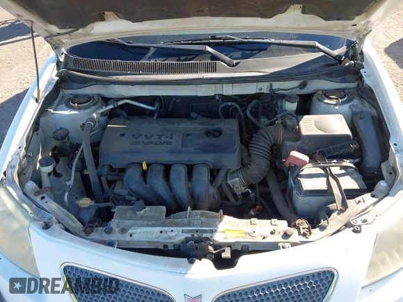 2006 Pontiac Vibe with VIN 5Y2SL65806Z408696, listed as a IAAI auction lot 41825647 with 160,000 mi miles. Bid and sale history available at carsss.com. Image 10.