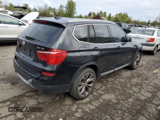 2016 BMW X3 xDrive28i with VIN 5UXWX9C58G0D84381, listed as a Copart auction lot 52954225 with 103,892 mi miles and Clean Title. Bid and sale history available at carsss.com. Image 3.