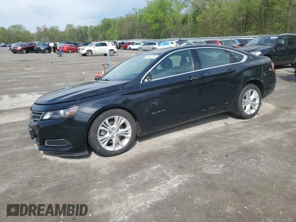 2014 Chevrolet Impala LT with VIN 1G1115SL4EU133097, listed as a Copart auction lot 54954295 with 89,435 mi miles and Salvage Title. Bid and sale history available at DreamBid. Image 1.