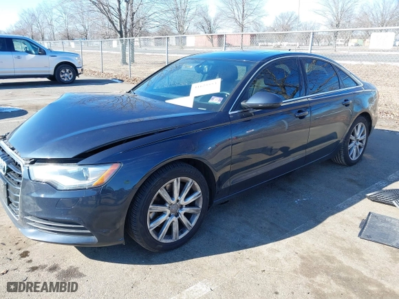 2014 Audi A6 2.0T Premium Plus with VIN WAUGFAFC4EN133050, listed as a IAAI auction lot 41625553 with 130,251 mi miles. Bid and sale history available at carsss.com. Image 17.