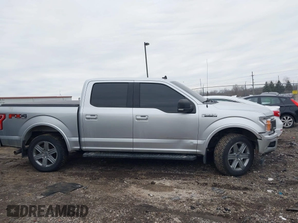 2019 Ford F-150 XL with VIN 1FTEW1E45KFB55357, listed as a IAAI auction lot 41708291 with 114,099 mi miles. Bid and sale history available at carsss.com. Image 13.