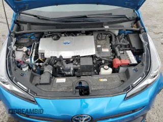 2021 Toyota Prius L Eco with VIN JTDKAMFU1M3146516, listed as a Copart auction lot 58406175 with 19,911 mi miles and Salvage title. Bid and sale history available at DreamBid. Image 12.