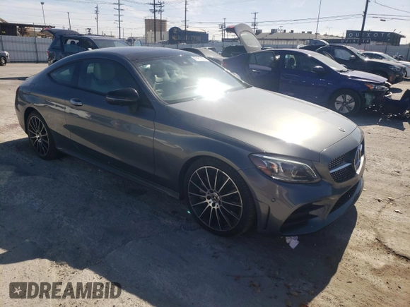2022 Mercedes-Benz C 300 with VIN W1KWJ8DB7NG113854, listed as a Copart auction lot 47461385 with 45,141 mi miles and Salvage Title. Bid and sale history available at DreamBid. Image 4.