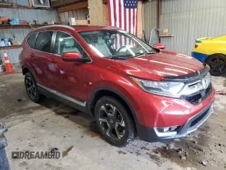 2018 Honda CR-V Touring with VIN 5J6RW2H92JL035850, listed as a Copart auction lot 62486175 with 74,612 mi miles and Salvage title. Bid and sale history available at DreamBid. Image 4.
