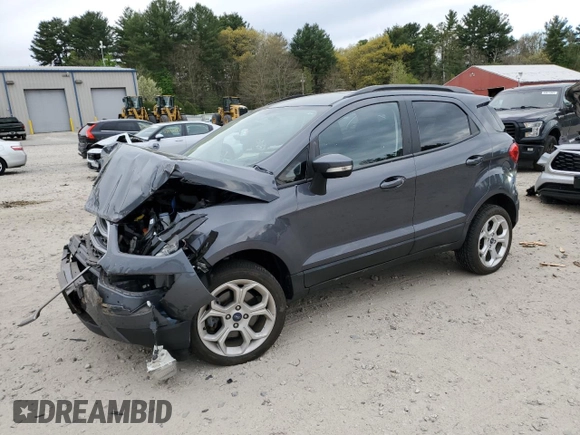2021 Ford EcoSport SE z VIN MAJ6S3GL1MC400164, wystawiony jako Copart lot #55053875 z przebiegiem 32 498 mil mil oraz Szkoda całkowita • Salvage title. Historia ofert i sprzedaży dostępna na DreamBid. Obrazek 1.