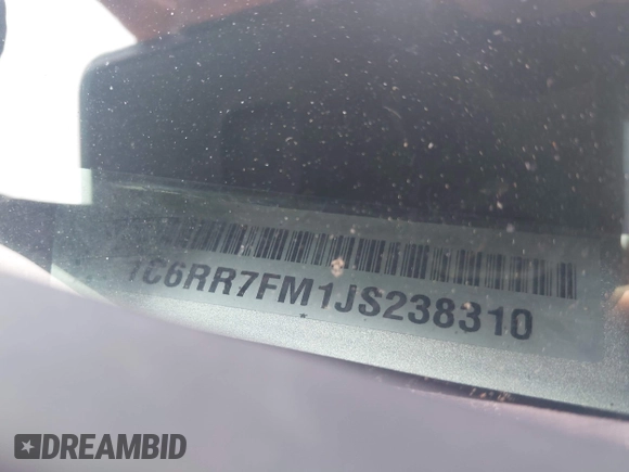2018 Ram 1500 Tradesman с VIN 1C6RR7FM1JS238310, выставлен на аукционе IAAI как лот 42494212 с пробегом 73 413 миль миль и . История ставок и продаж доступна на DreamBid. Изображение 17.