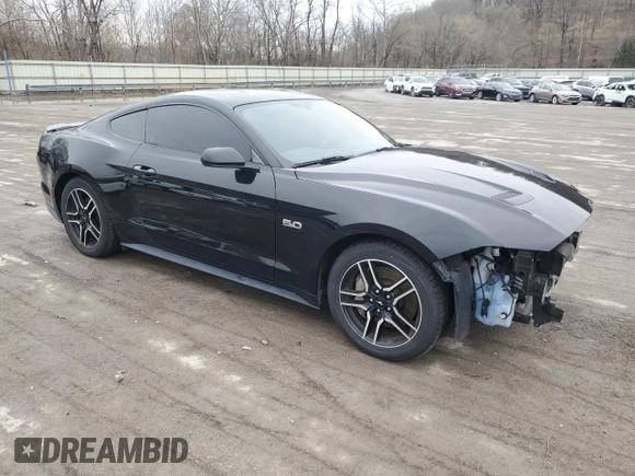 2019 Ford Mustang GT with VIN 1FA6P8CF1K5111835, listed as a Copart auction lot 51785275 with 89,888 mi miles and Salvage title. Bid and sale history available at DreamBid. Image 4.